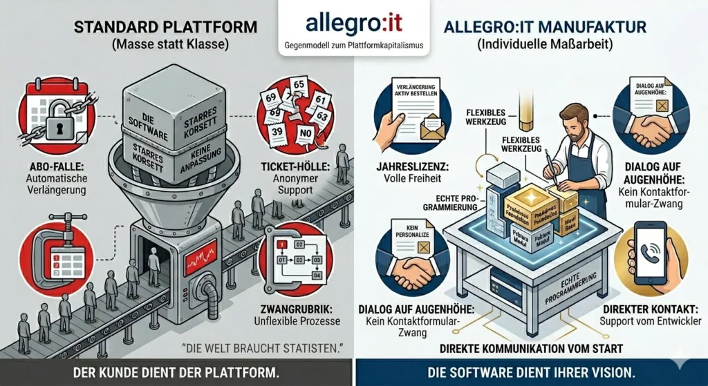 Manufaktur vs. Plattform