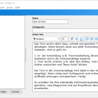 allegro:Zack Text Archiv