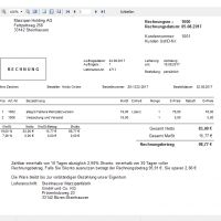 Rechnungsbeispiel